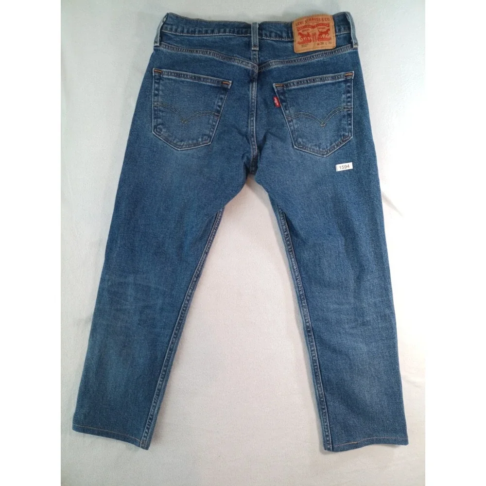Levis 512 Slim Taper Jeans Mens 28x30 Medium Wash Stretch Denim Pants